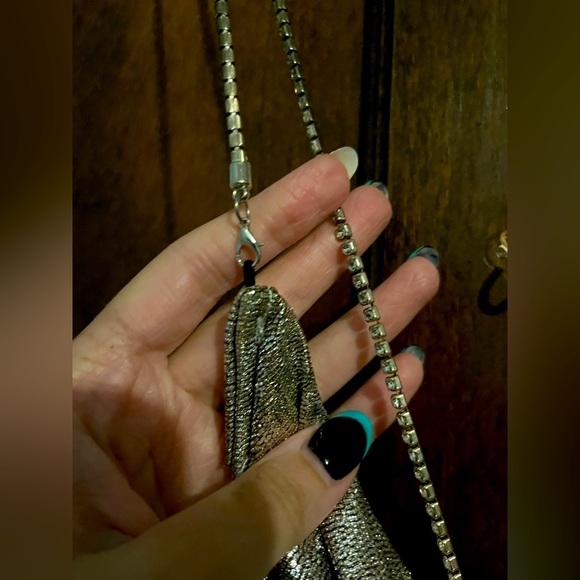 Sexy Backless Silver Mini Dress - Picture 6 of 12